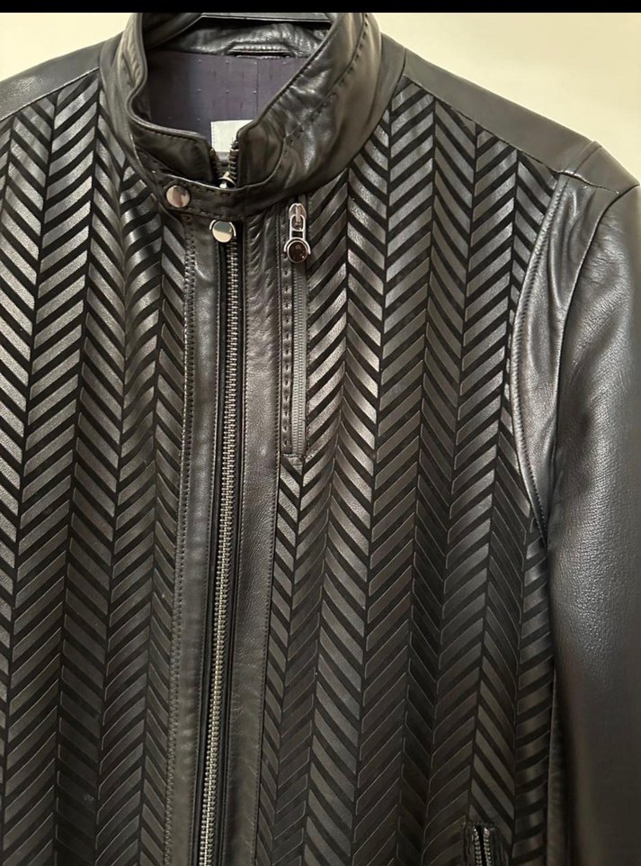 LEVINSON Erkek Siyah Kuzu Deri Ceket  Soft Leather | - Görsel 3