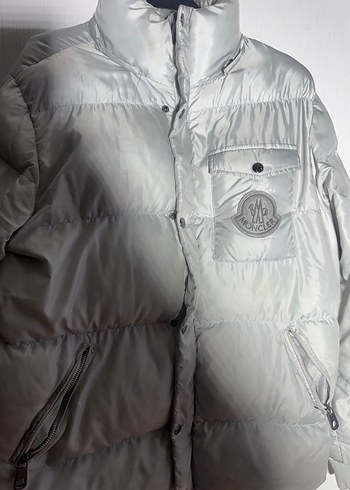 Moncler Erkek Gri Şişme Mont - Görsel 3