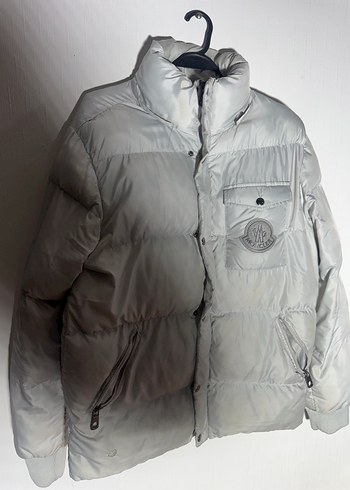 Moncler Erkek Gri Şişme Mont - Görsel 2