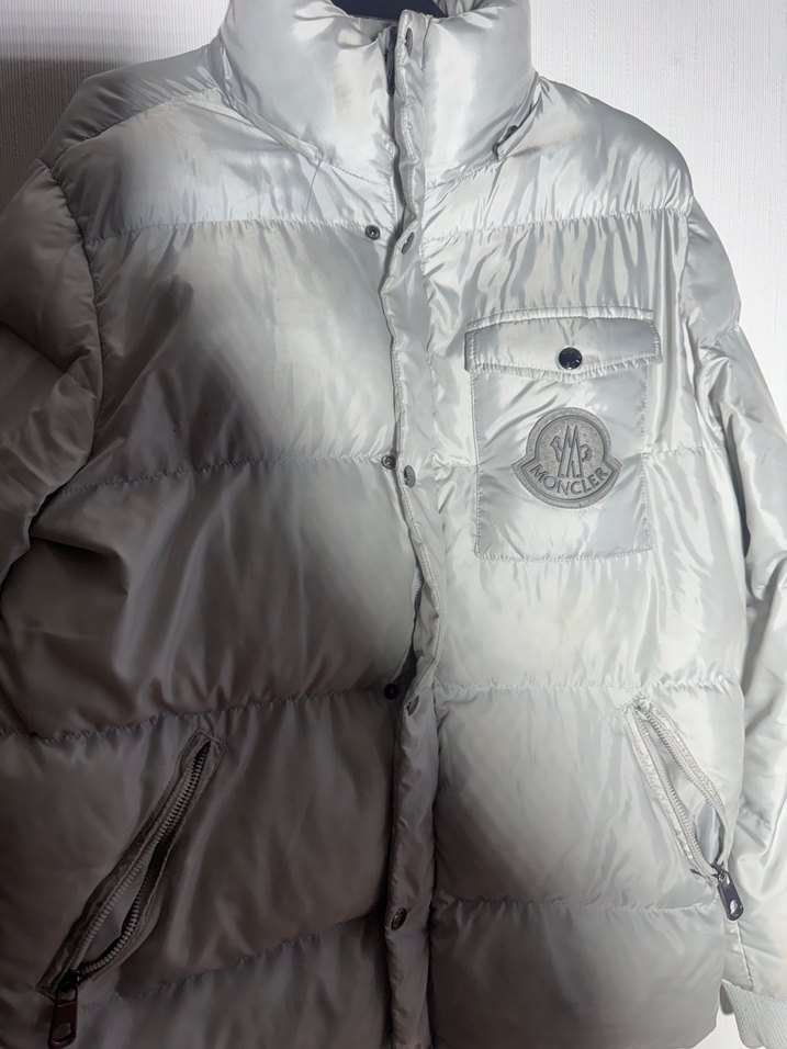 Moncler Erkek Gri Şişme Mont - Görsel 3