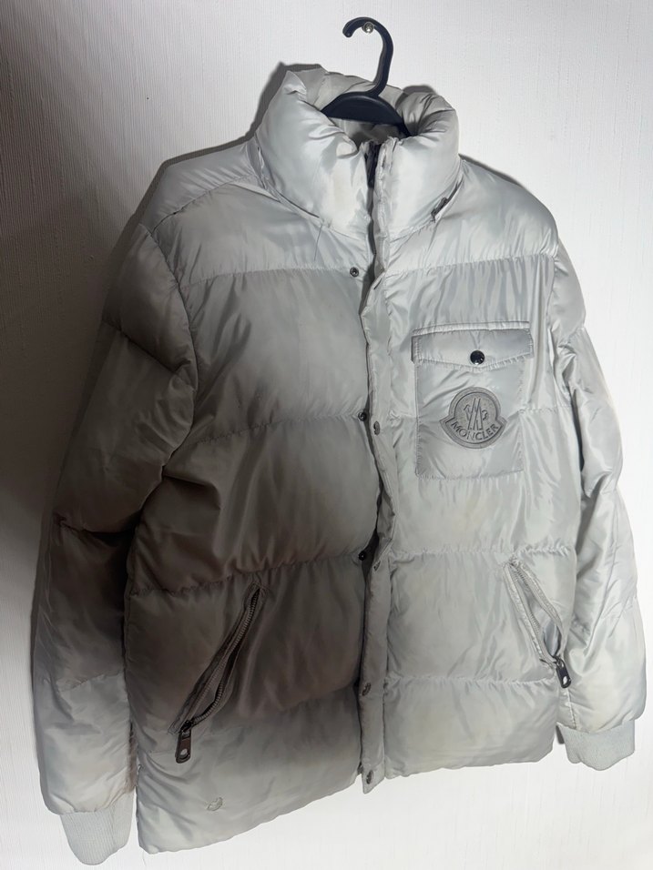 Moncler Erkek Gri Şişme Mont - Görsel 2