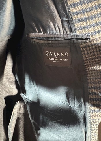 VAKKO by TAGLIATORE Erkek Yün Palto  Made in Italy | Premium - Görsel 6