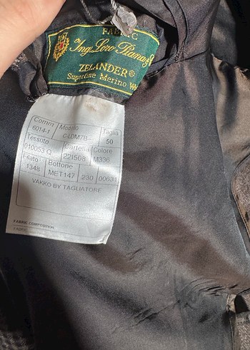 VAKKO by TAGLIATORE Erkek Yün Palto  Made in Italy | Premium - Görsel 7