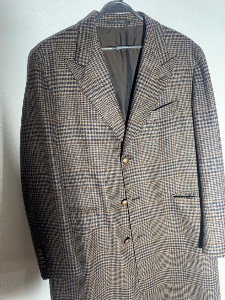 VAKKO by TAGLIATORE Erkek Yün Palto  Made in Italy | Premium - Görsel 3