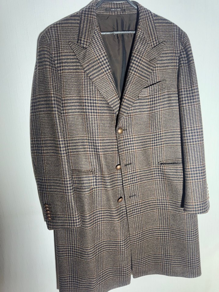 VAKKO by TAGLIATORE Erkek Yün Palto  Made in Italy | Premium - Görsel 2