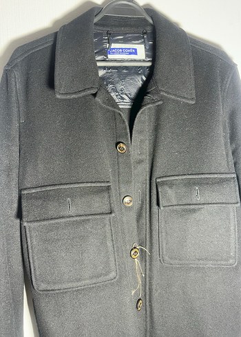 JACOB COHÈN Erkek Siyah Yün Ceket / Mont  Premium Made inITALY - Görsel 2