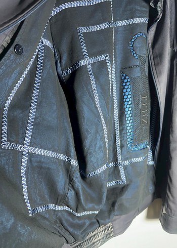 ZILLI Made in France Erkek Mont / Ceket  %100 Yün & İpek Astar - Görsel 7