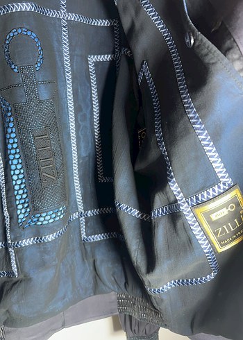 ZILLI Made in France Erkek Mont / Ceket  %100 Yün & İpek Astar - Görsel 8