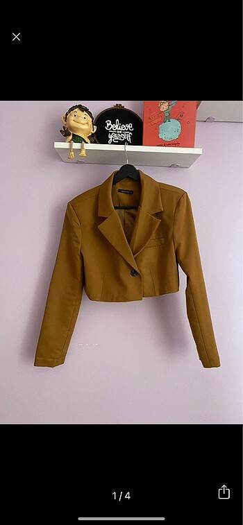 Trendyolmilla crop blazer ceket