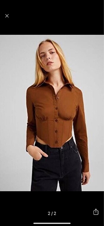 Bershka korse gömlek