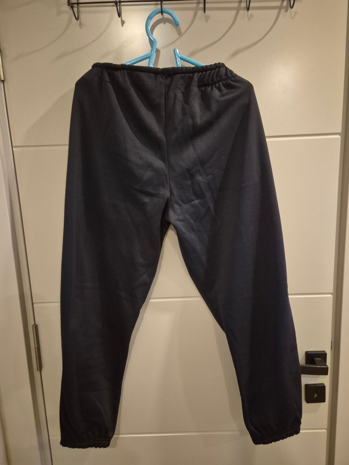 Erkek Siyah Rahat Kesim Eşofman Altı - Görsel 3