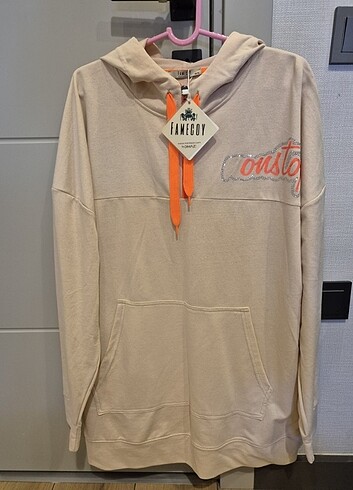 xl Beden Bej sweatshirt