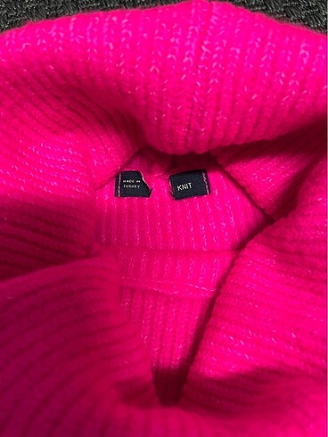 Zara Pembe elbise kazak tunik