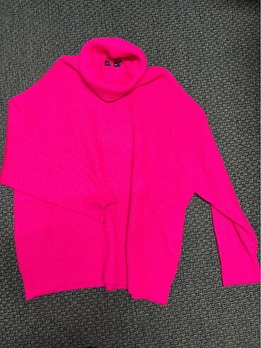 Pembe elbise kazak tunik