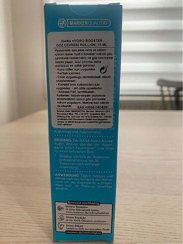 Isana Göz Bakım Kremi - Görsel 2