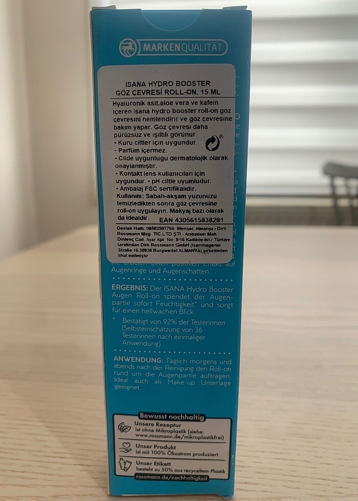 Isana Göz Bakım Kremi - Görsel 2