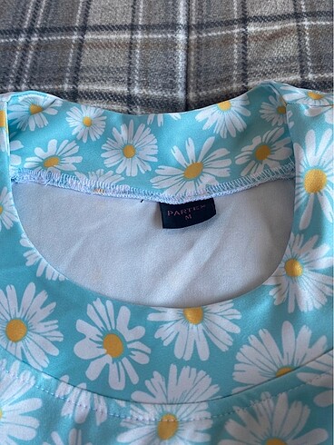 Zara Papatya Desenli Mini Elbise