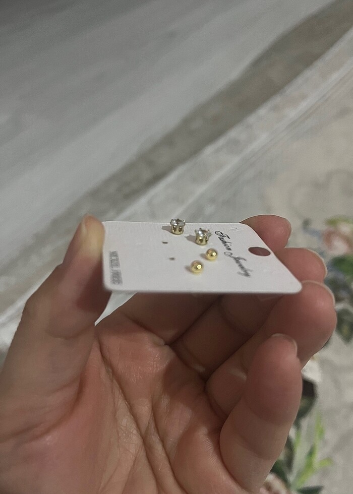 İkili küpe - Görsel 2