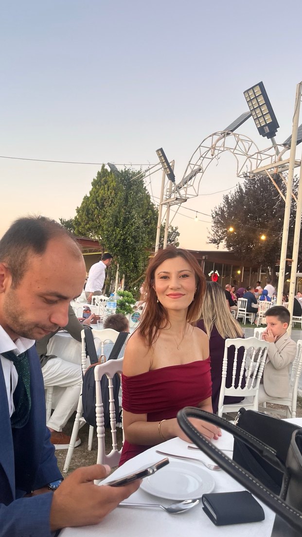 Bordo Uzun Abiye Elbise - Görsel 2