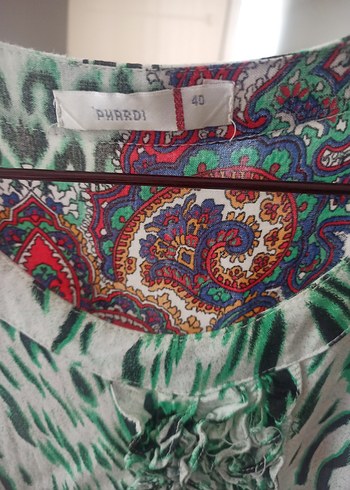 Renkli, Desenli, Uzun Bohem Elbise - Görsel 3