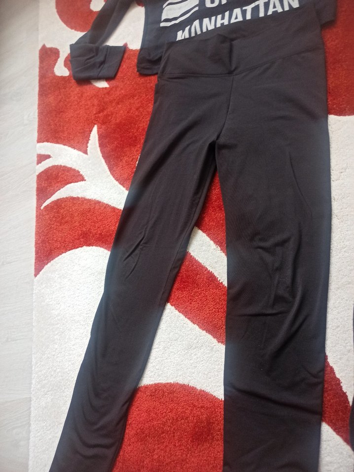 Siyah Baskılı Kapüşonlu Kadın Sweatshirt - Görsel 2