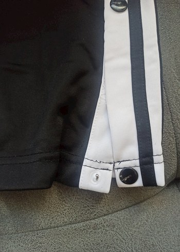 Adidas Siyah Yan Çizgili Spor Pantolon - Görsel 7