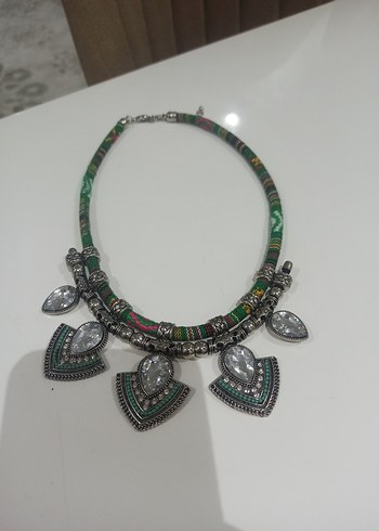 Renkli Bohem Boncuklu Uzun Kadın Kolye - Görsel 2