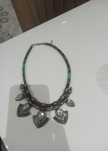 Renkli Bohem Boncuklu Uzun Kadın Kolye - Görsel 3