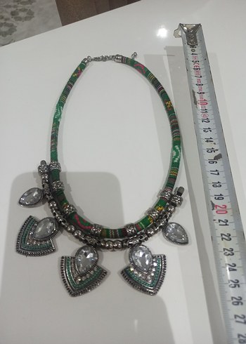 Renkli Bohem Boncuklu Uzun Kadın Kolye - Görsel 4