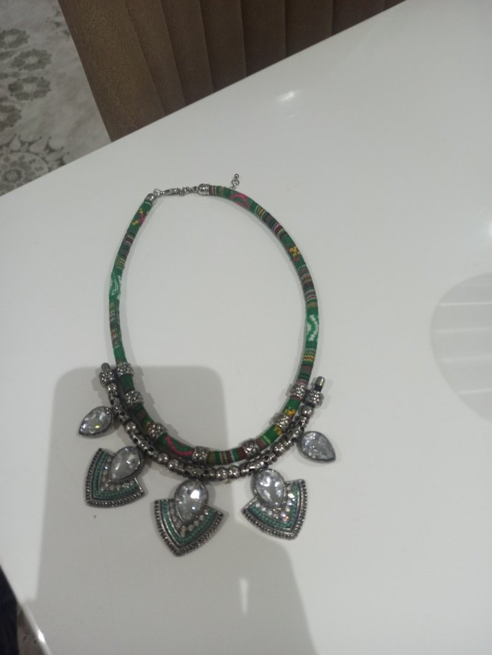 Renkli Bohem Boncuklu Uzun Kadın Kolye - Görsel 3