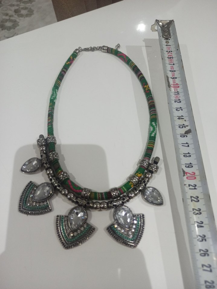 Renkli Bohem Boncuklu Uzun Kadın Kolye - Görsel 4