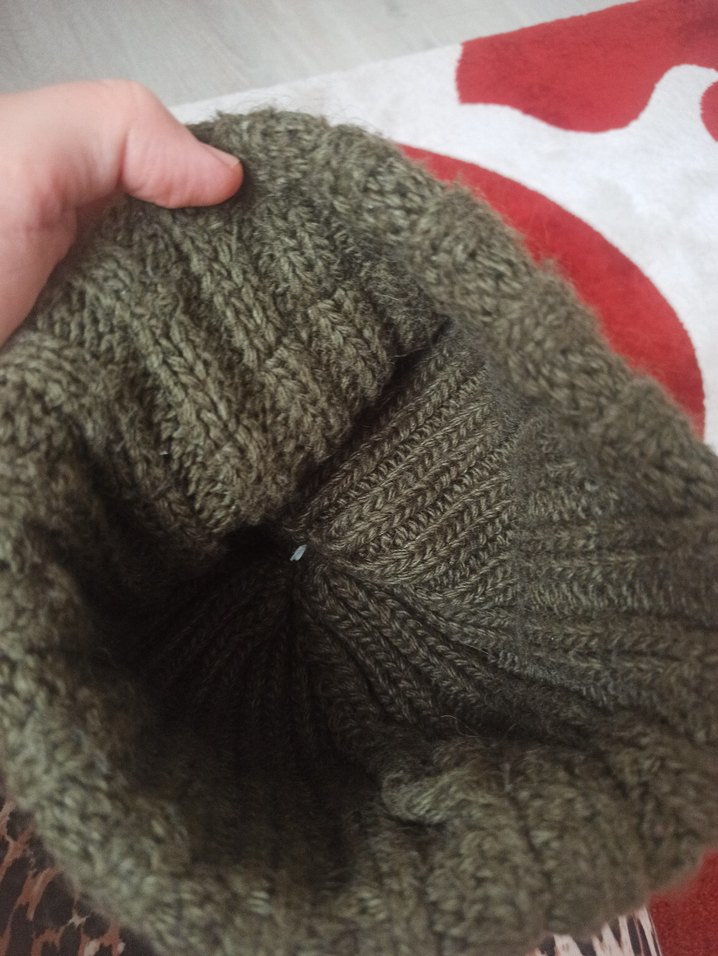 Yeşil Payetli Kadın Örgü Bere - Görsel 4