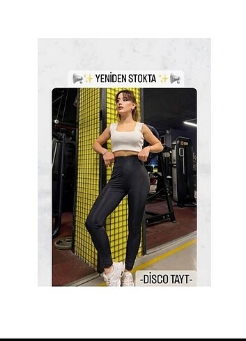 Disco Siyah Tayt 