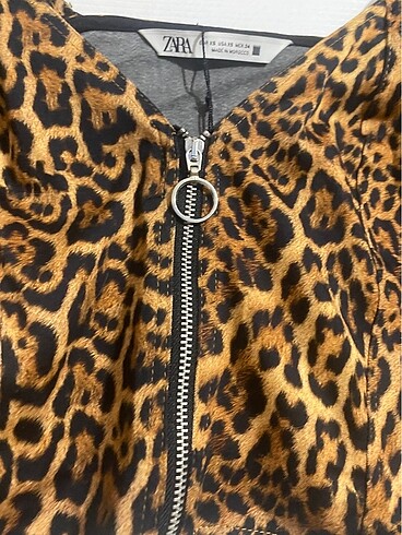 Zara Leoparlı crop