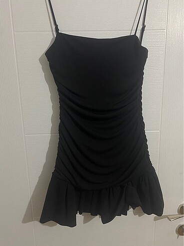 Zara Siyah mini elbise