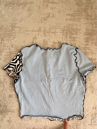 Stradivarius Crop zebra desen