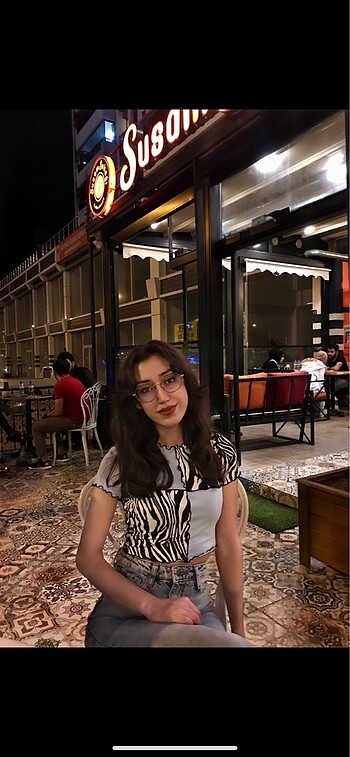 s Beden Crop zebra desen