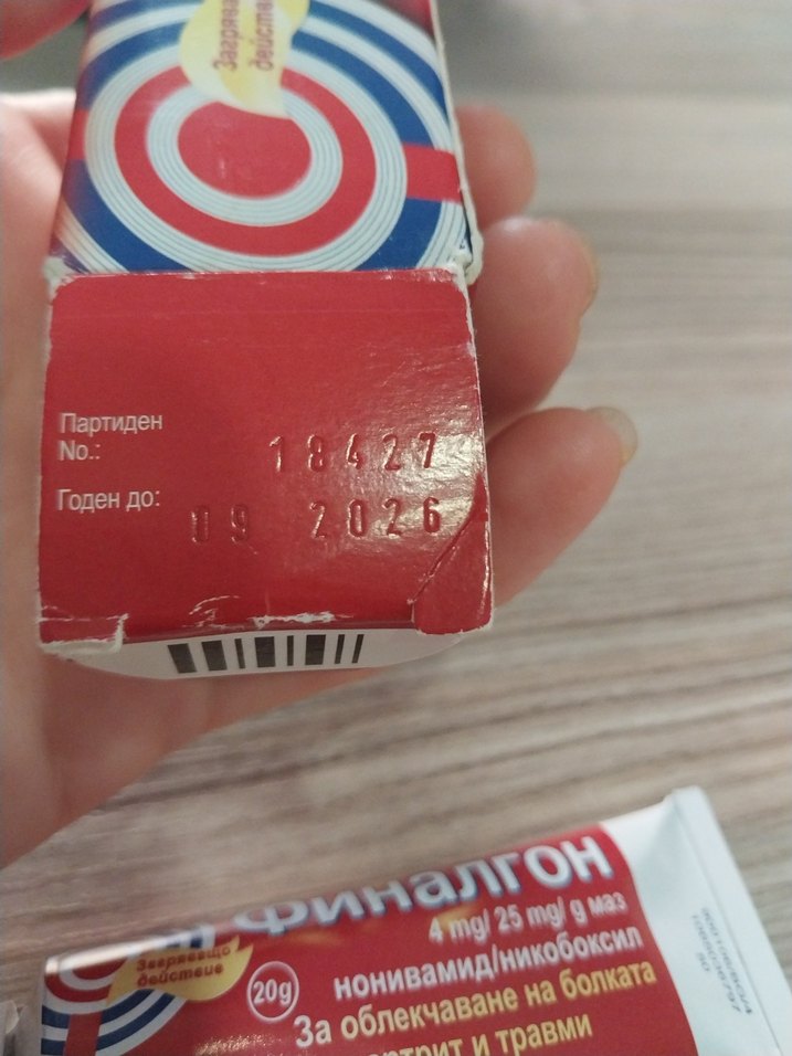 Finalgon Ağrı Kremi 20g Zontiva yenidir. - Görsel 3