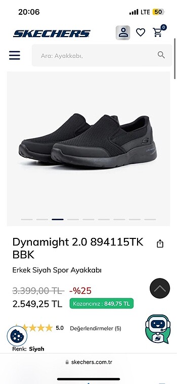 Skechers erkek spor ayakkabı