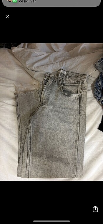 gri zara mom jean