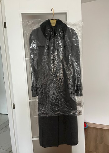 Zühre Kürklü Gri Kaban - Görsel 13