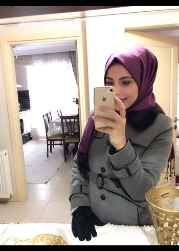 Zühre Kürklü Gri Kaban - Görsel 9