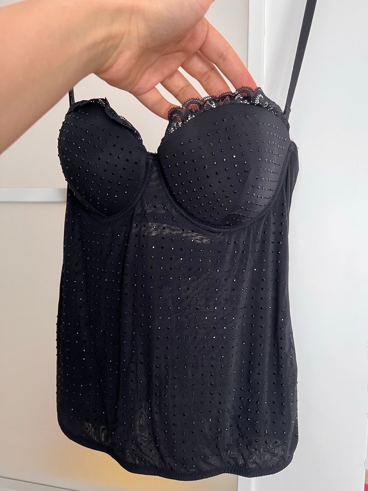 İntimissi taşlı straplez sıfır ürün - Görsel 2