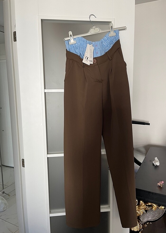 Vool tarz pantolon - Görsel 2