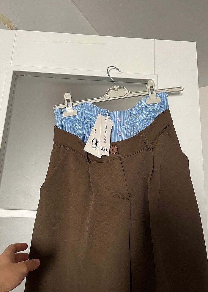 Vool tarz pantolon - Görsel 3