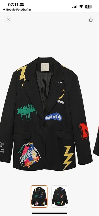 Quzu orijinal blazer