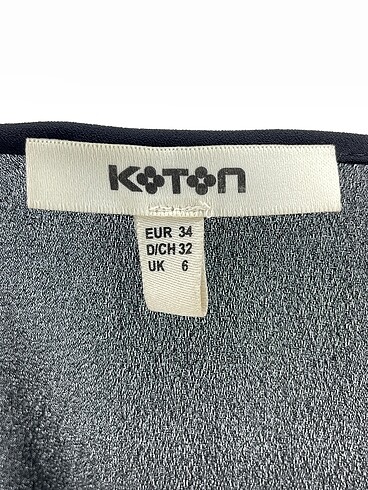 34 Beden siyah Renk Koton Bluz %70 İndirimli.