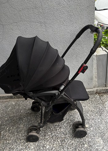 KRAFTS Gri-Siyah Bebek Arabası - Görsel 4