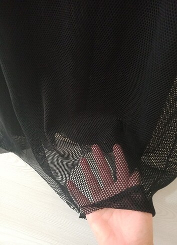 Siyah yazlık elbise  - Görsel 6