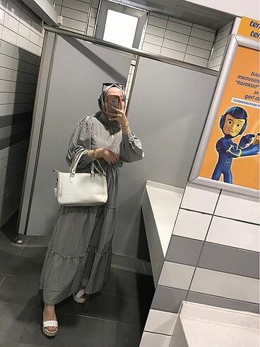 Çizgili elbise